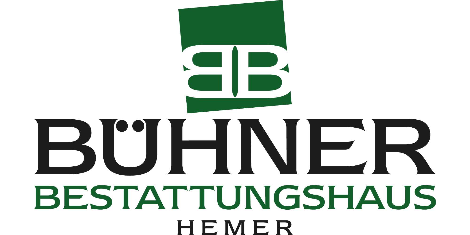 Logo der Bestattungshaus Bühner GmbH in Hemer – einfühlsame und professionelle Bestattungsdienstleistungen.