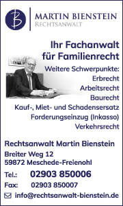 Banner Rechtsanwalt Martin Bienstein 