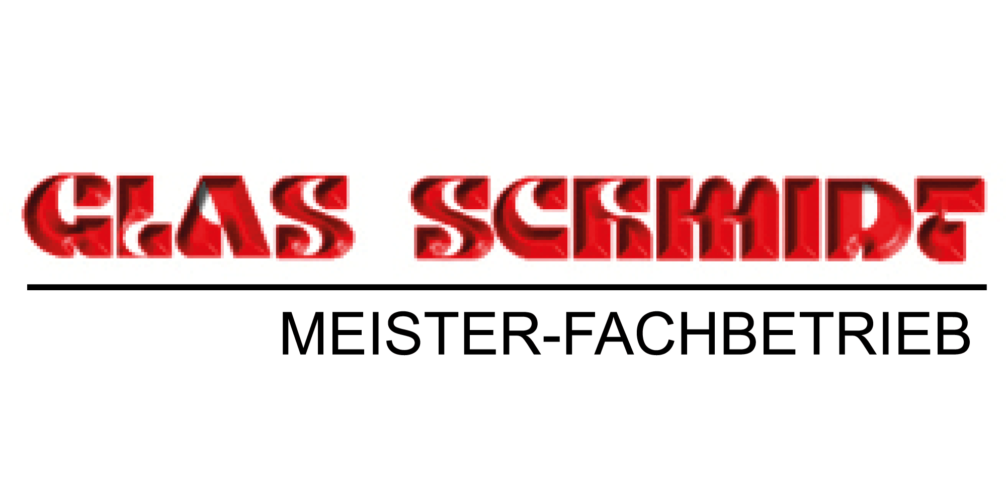 Firmenlogo von Glas Schmidt Hagen als klares Markenzeichen für professionelle Glasarbeiten und Glasservice.